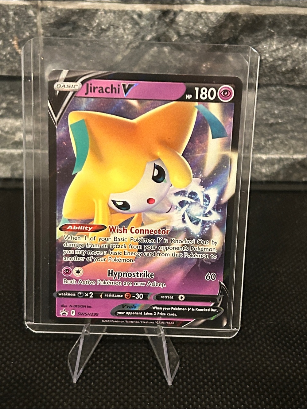 Pokemon Jirachi V SWSH299 Sword & Shield Black Star Promo ⭐️ M/NM